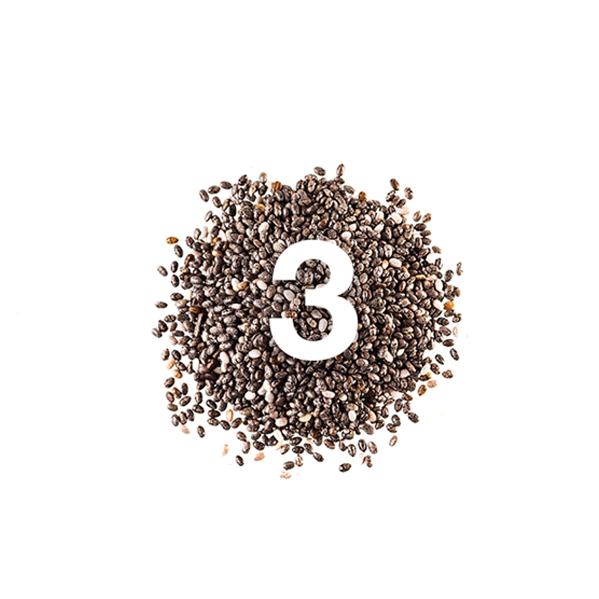 chia with "3" written in bold